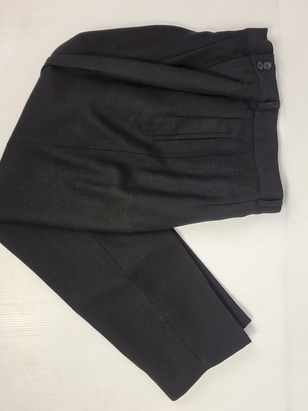 Straight Black Dress Pants - Modern Tailored Fit